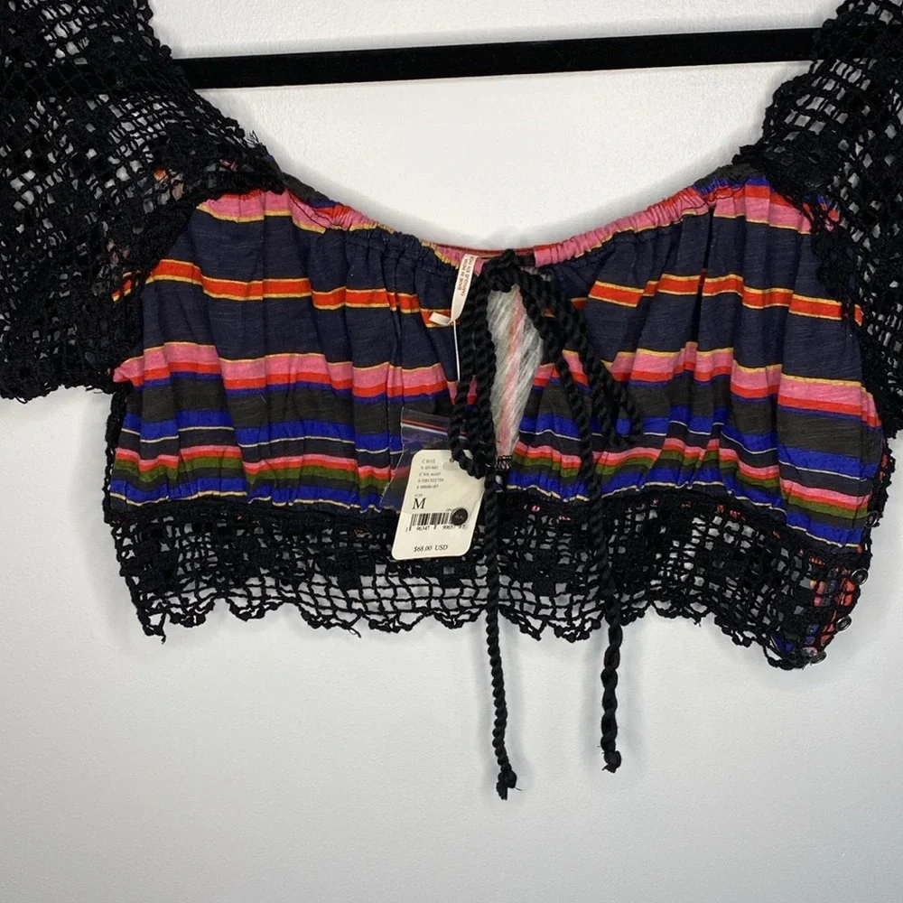 Free People Aruba Crochet Top. Size M